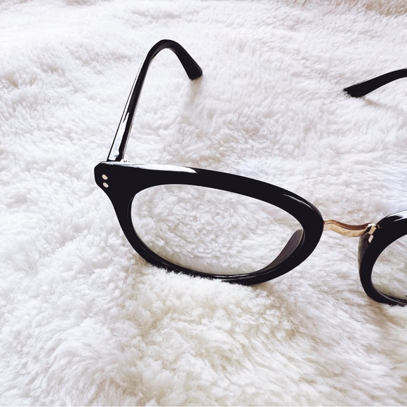 Cole Black Round Blue Light Glasses - Picture 5 of 11